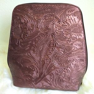 New genuine leather backpack / purse